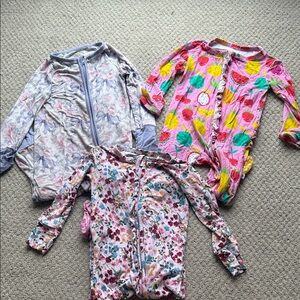 Set of 3 Bamboo Footies 9-12 months